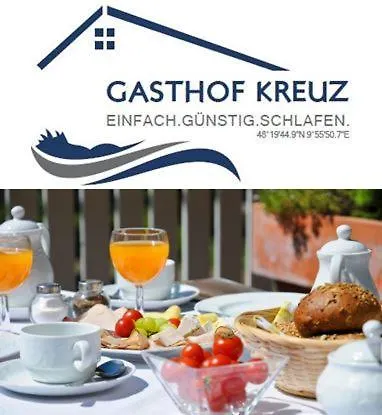 לינה וארוחת בוקר Kreuz! Einfach. Guenstig. Schlafen. 3*
